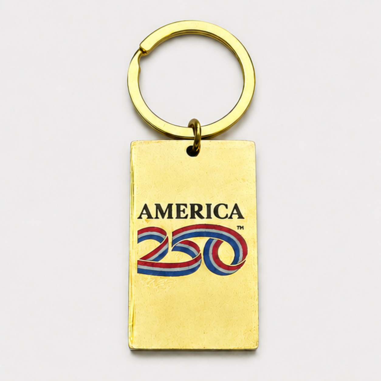 America 250™ Classic Brass Keychain