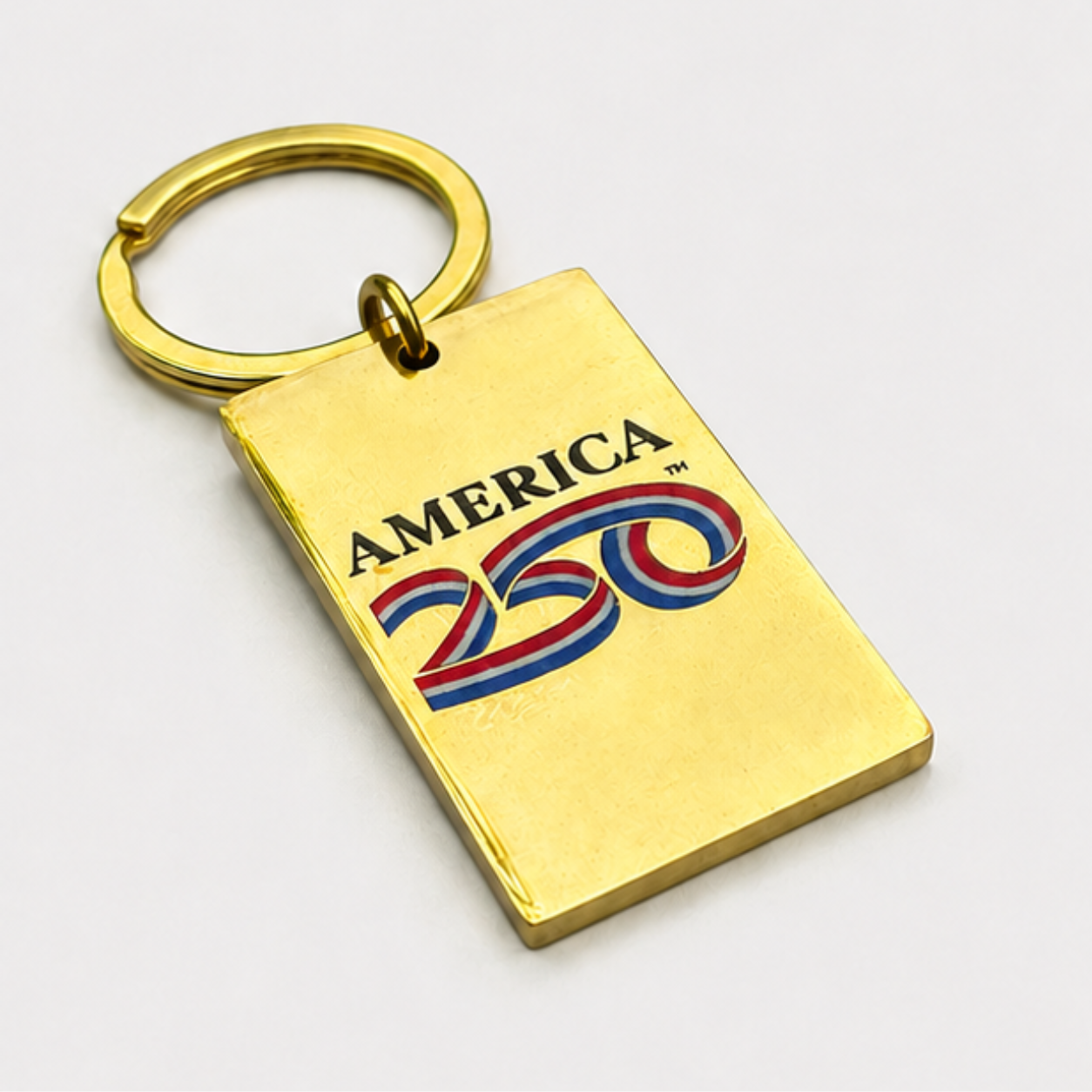 America 250™ Classic Brass Keychain