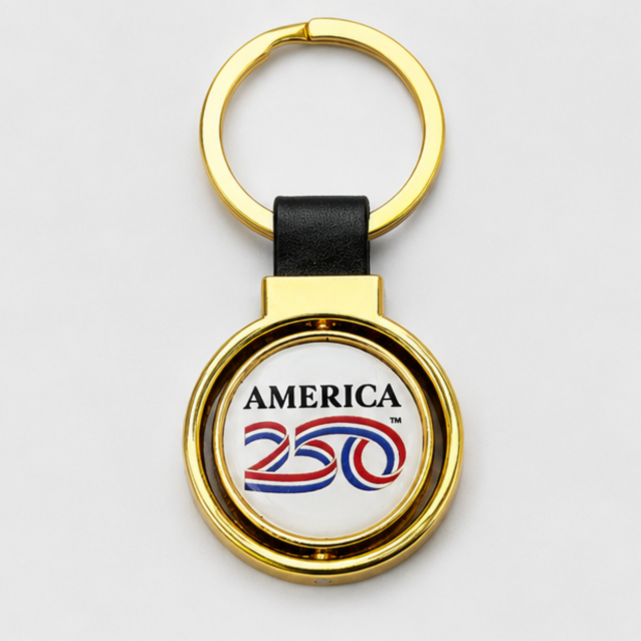 America 250™ Gold Spinner Keychain