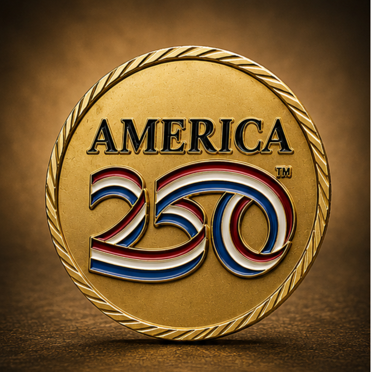 America 250™ Presidential Edition Challenge Coin