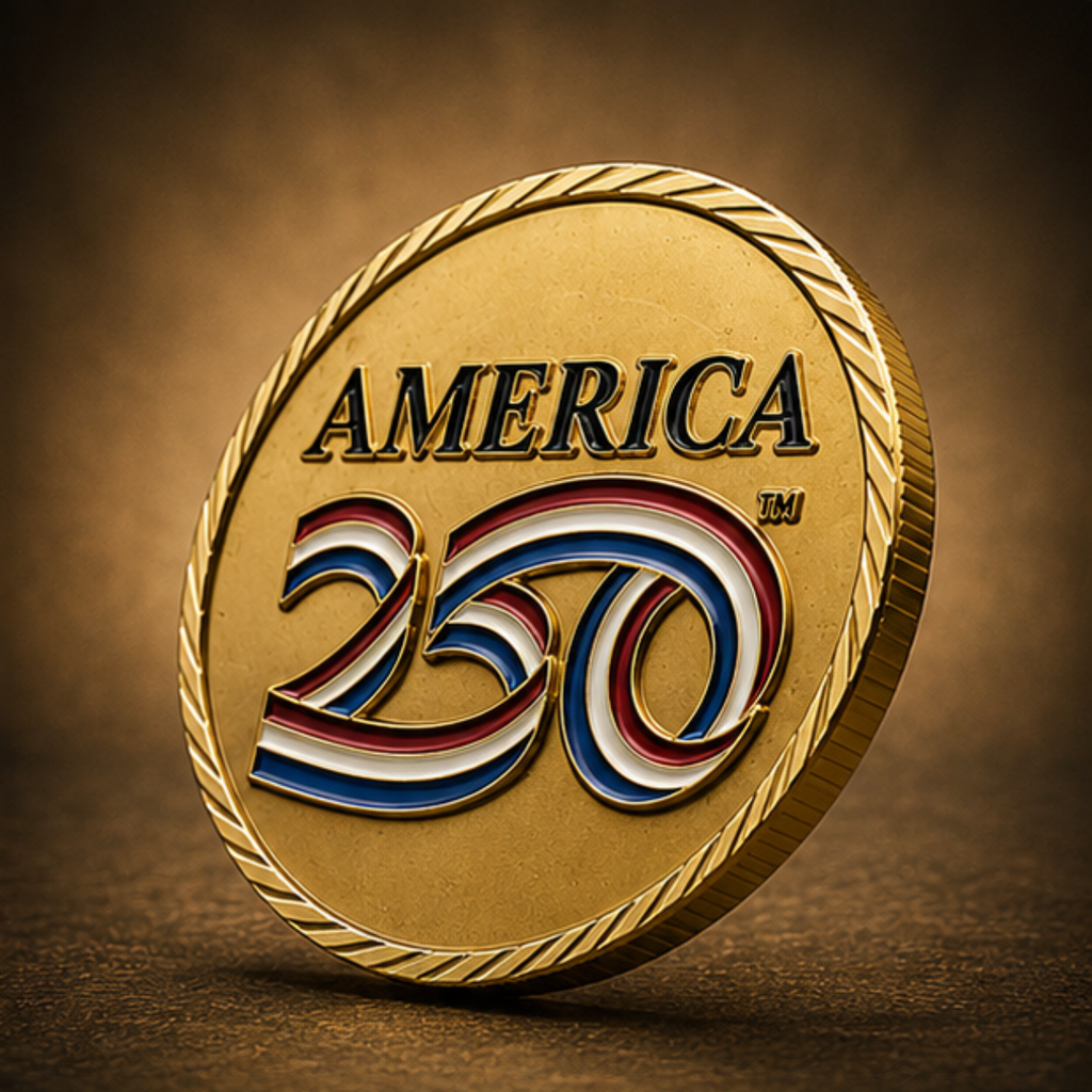 America 250™ Presidential Edition Challenge Coin