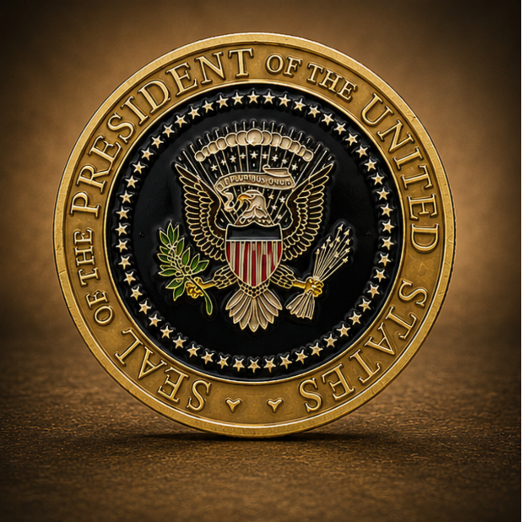 America 250™ Presidential Edition Challenge Coin