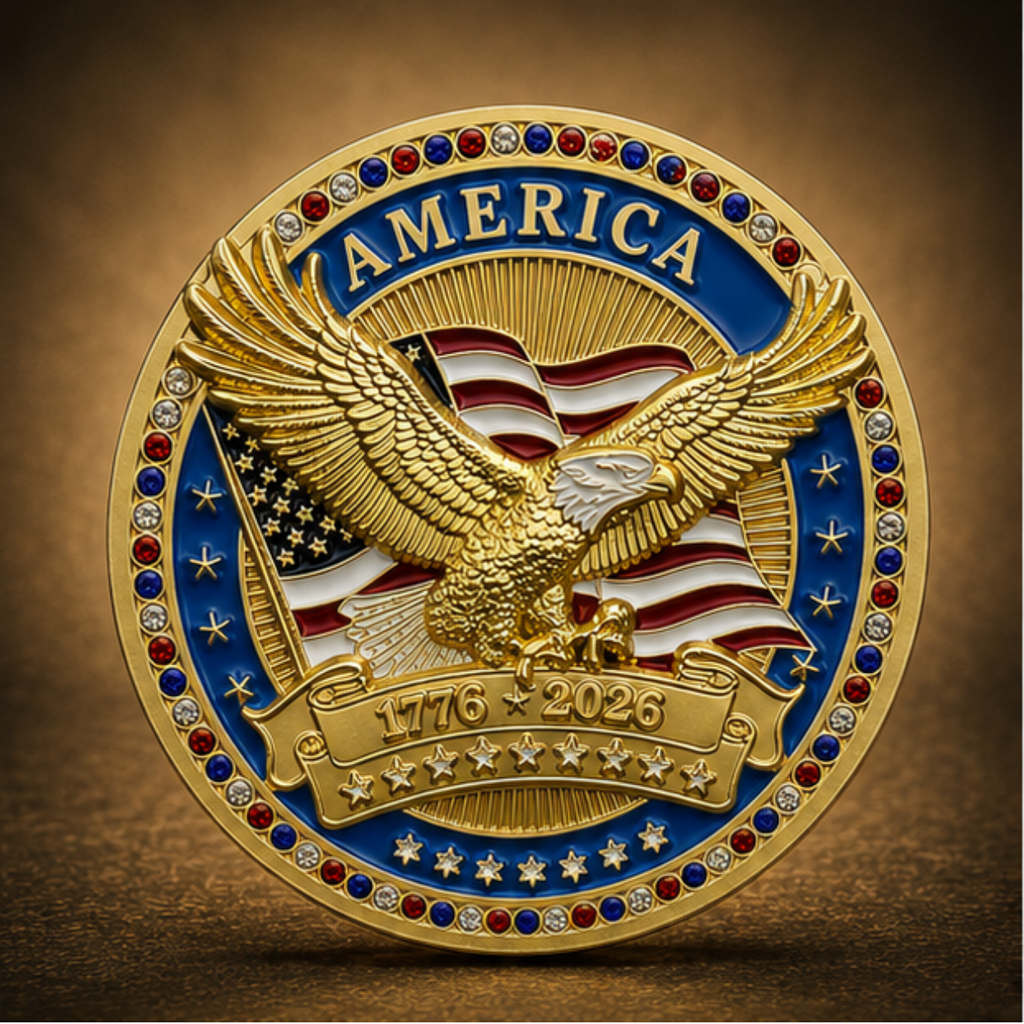 America 250™ Sapphire Edition Challenge Coin