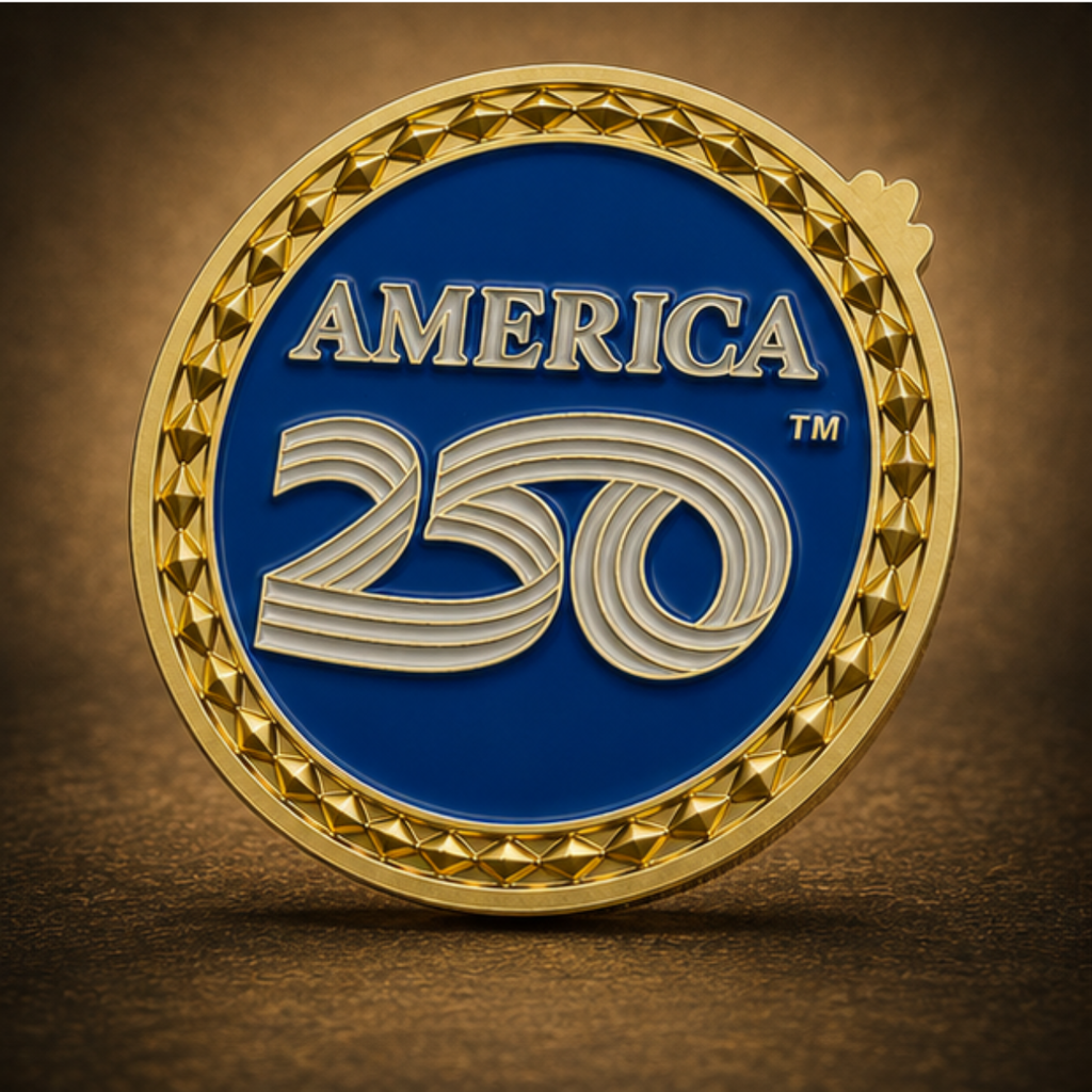 America 250™ Sapphire Edition Challenge Coin