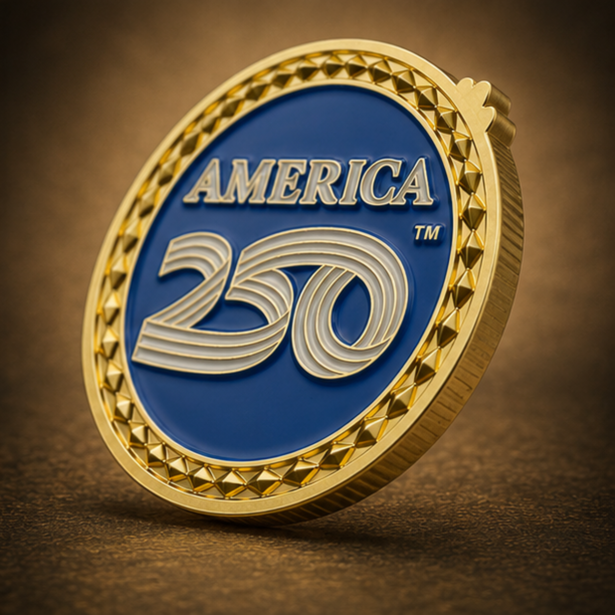 America 250™ Sapphire Edition Challenge Coin