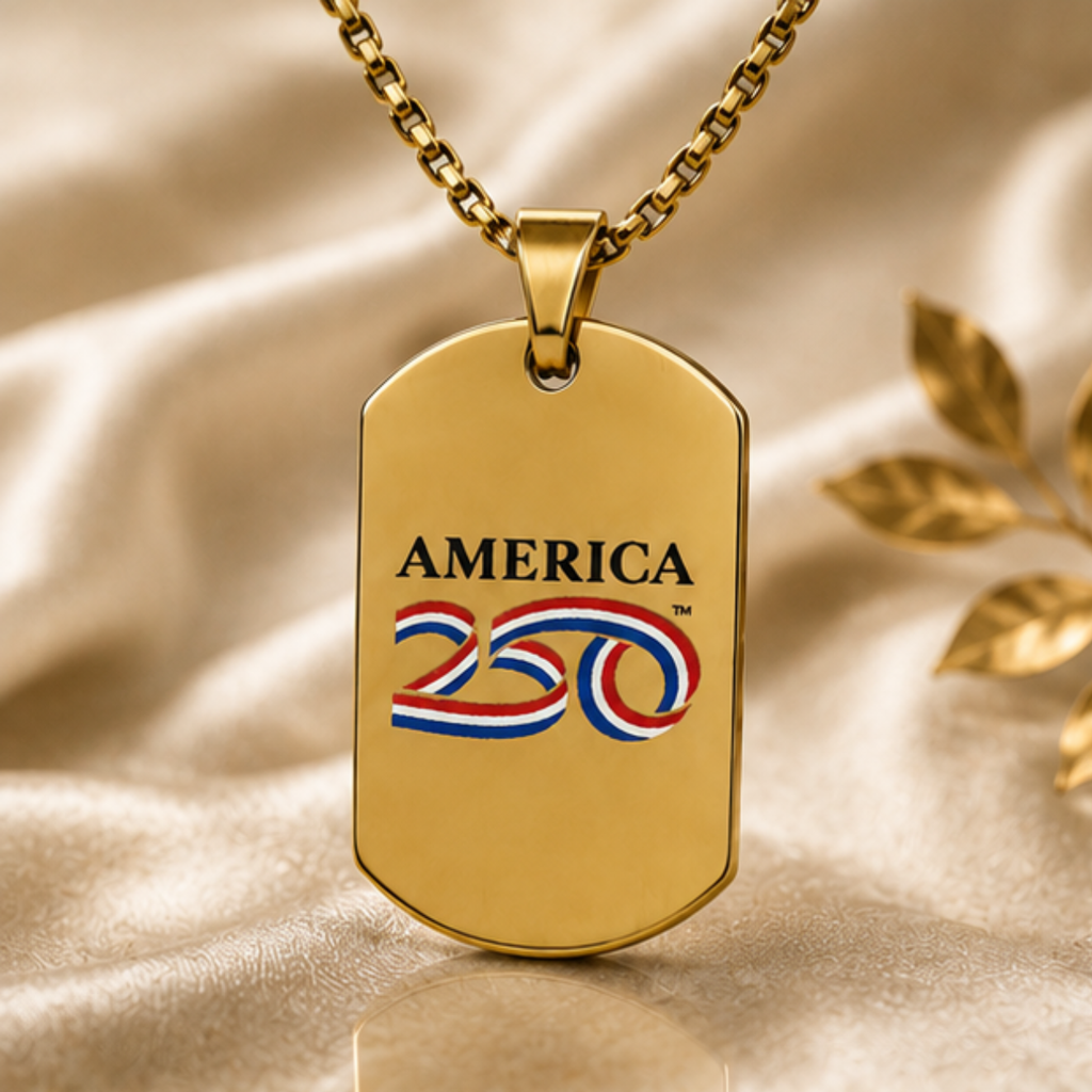 America 250™ Stainless Steel Dog Tag Necklace