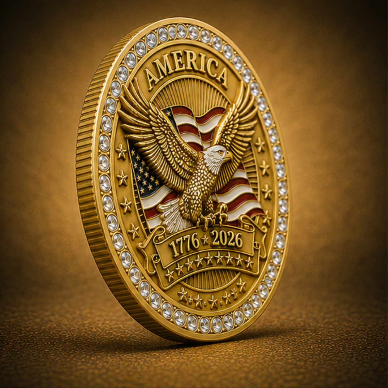 America 250™ Heritage Gold Edition Challenge Coin