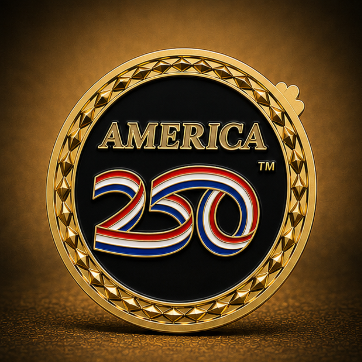 America 250™ Black Diamond Edition Challenge Coin