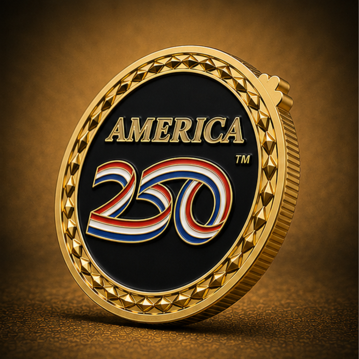 America 250™ Black Diamond Edition Challenge Coin