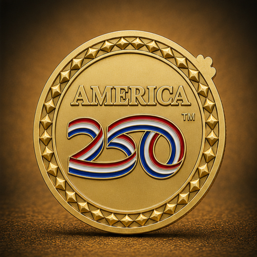 America 250™ Gold Patriot Edition Challenge Coin