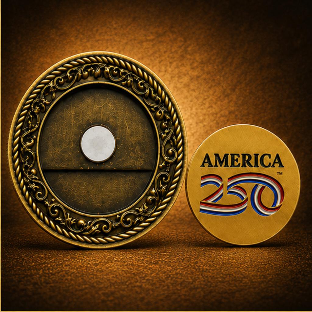 America 250™ Magnetic Golf Ball Marker Challenge Coin