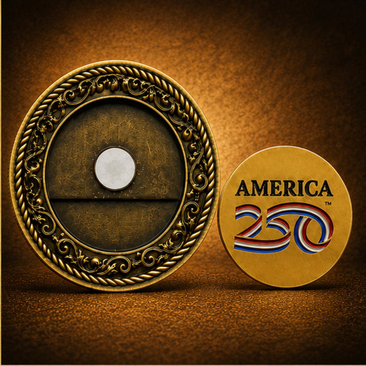 America 250™ Magnetic Golf Ball Marker Challenge Coin